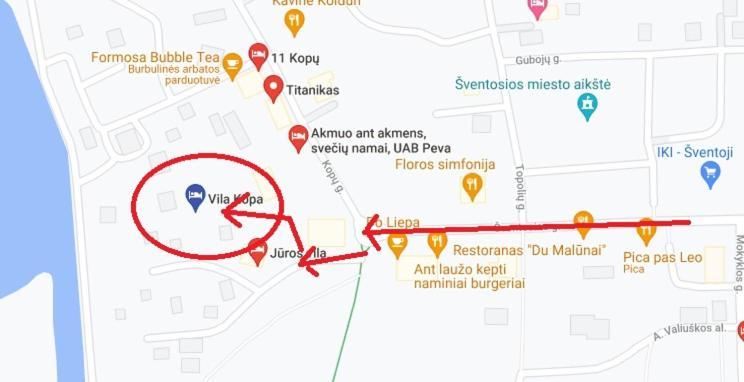 Vila Kopa Šventoji Exterior foto
